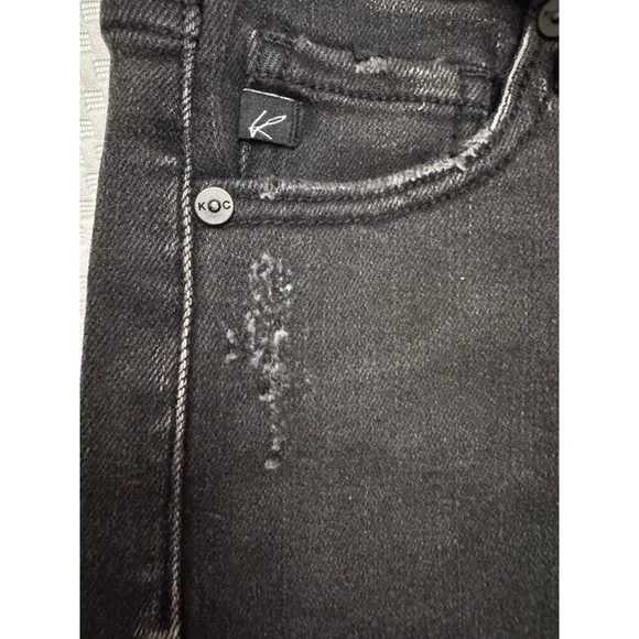 KanCan High Rise Fray Hem Bermuda Shorts-1/24 - Picture 5 of 7